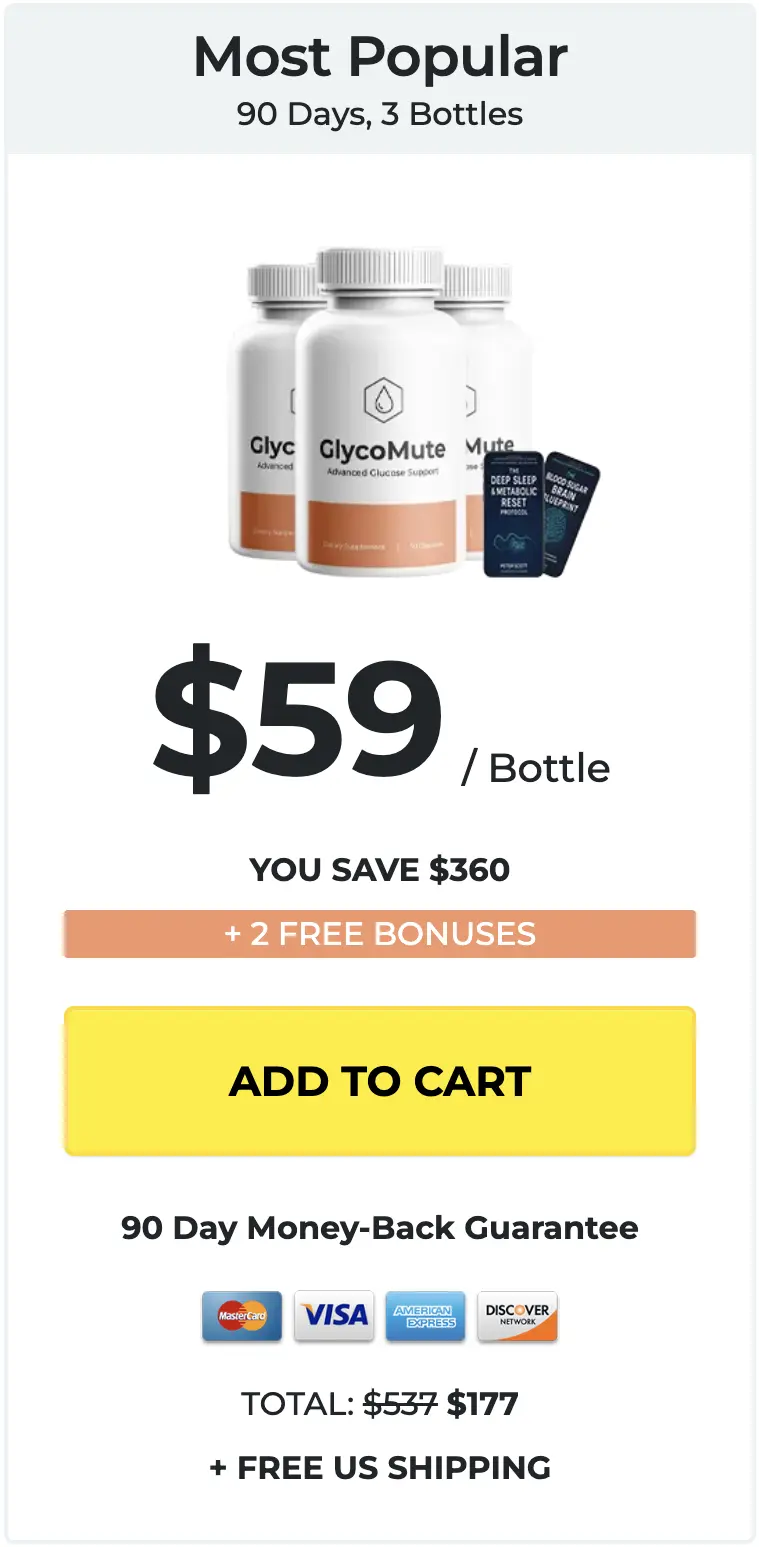 GlycoMute three bottles order